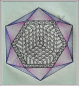 Preview: Hexagon 3D-Würfel incl. Schnittmuster "Tasche Hexagon"
